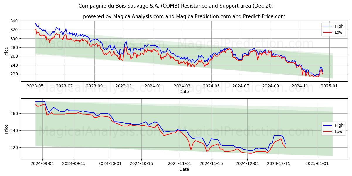  Compagnie du Bois Sauvage S.A. (COMB) Support and Resistance area (20 Dec) 