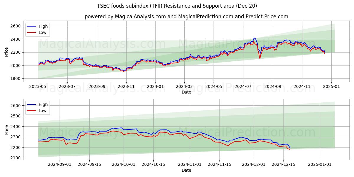  Subíndice de alimentos TSEC (TFII) Support and Resistance area (20 Dec) 