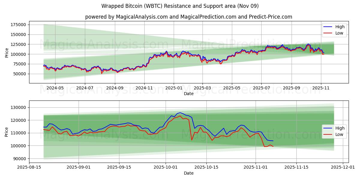  Wrapped Bitcoin (WBTC) Support and Resistance area (08 Nov) 
