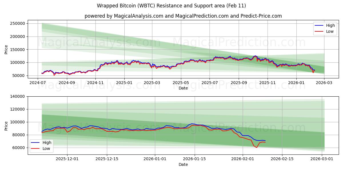  Wrapped Bitcoin (WBTC) Support and Resistance area (10 Feb) 