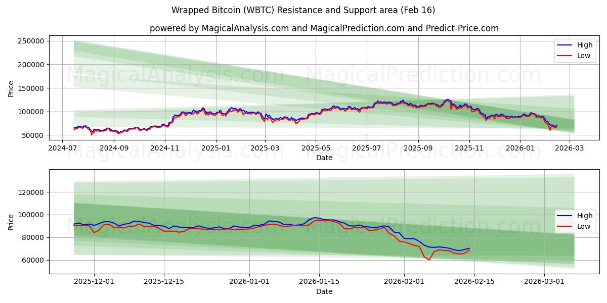  Wrapped Bitcoin (WBTC) Support and Resistance area (15 Feb) 